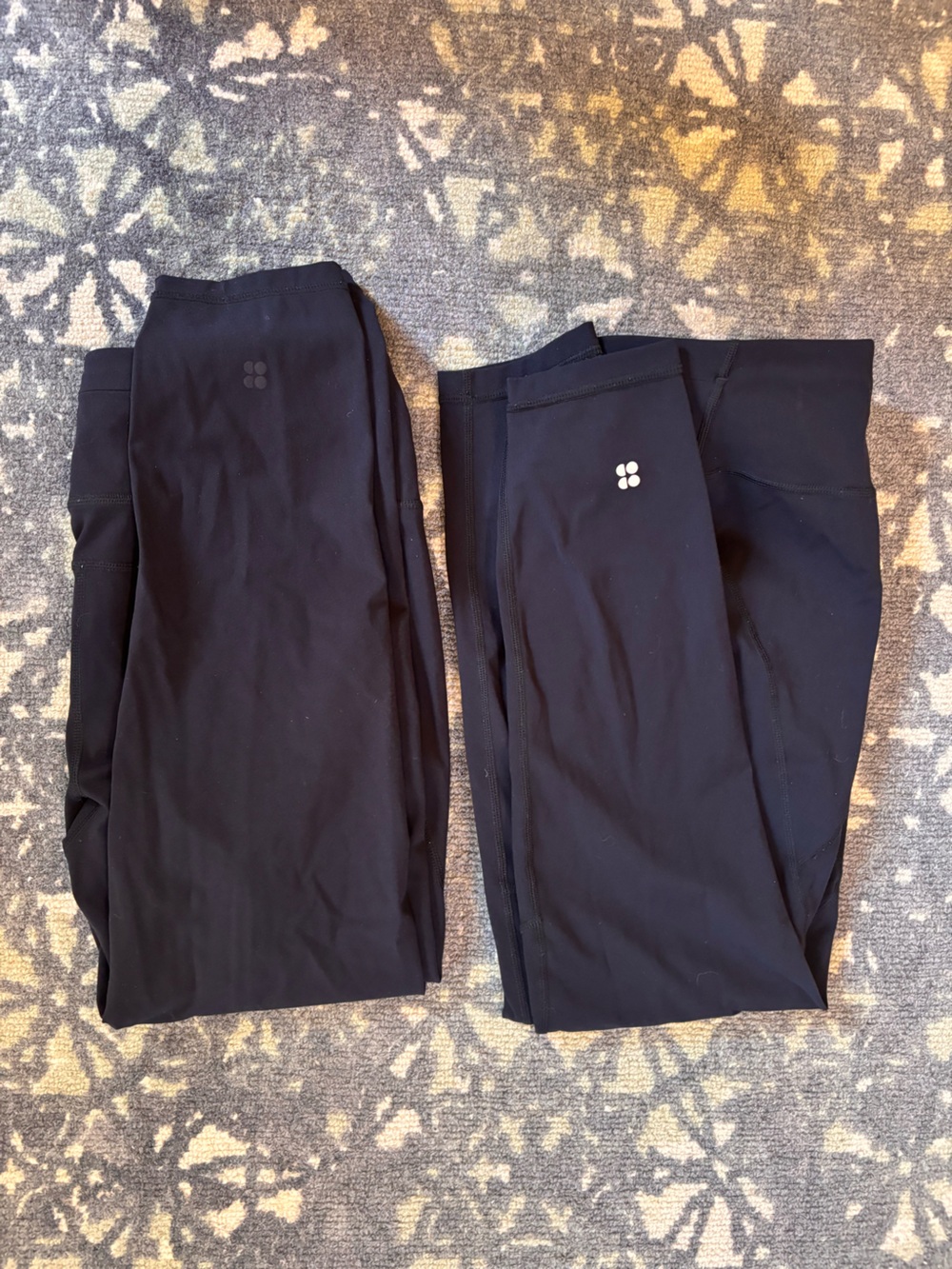Sweaty Betty set of 2 THE POWER 7/8 black leggings size medium